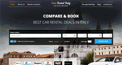 Desktop Screenshot of carsrentalitaly.com